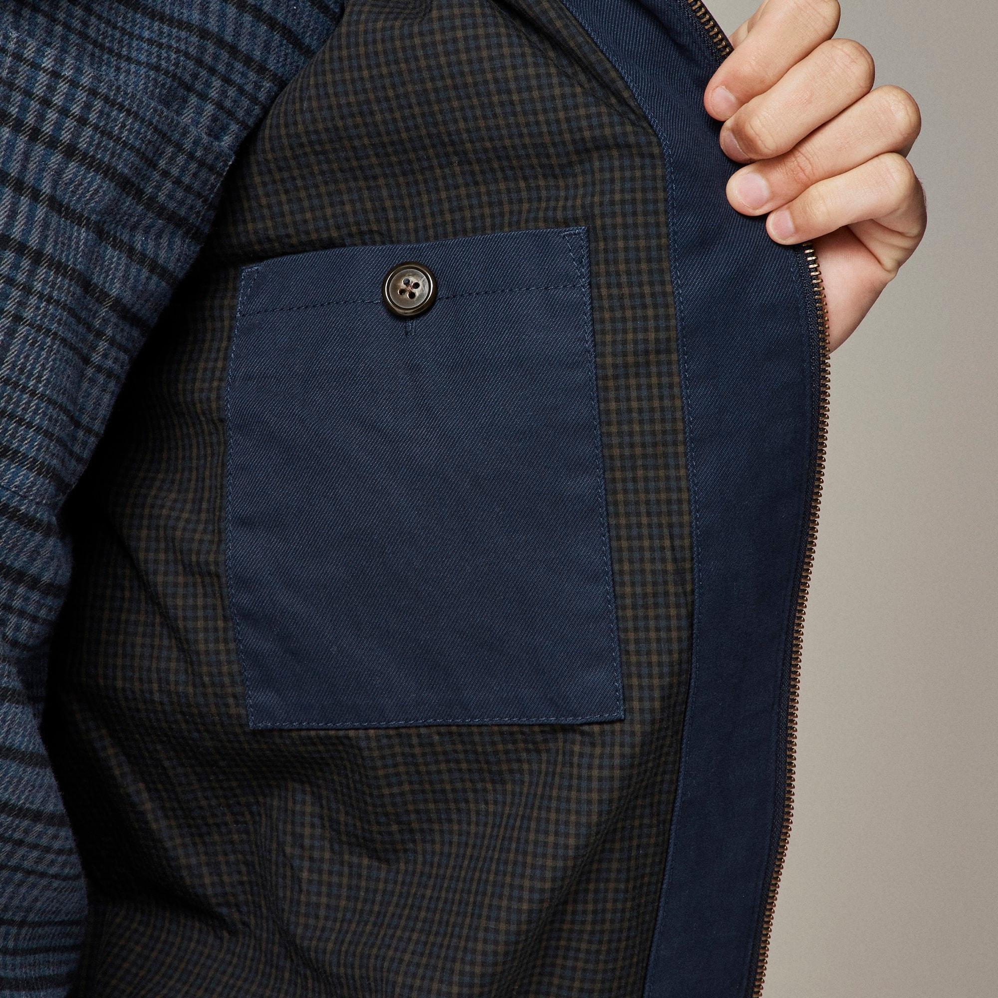 Harrington jacket in cotton twill Product Image