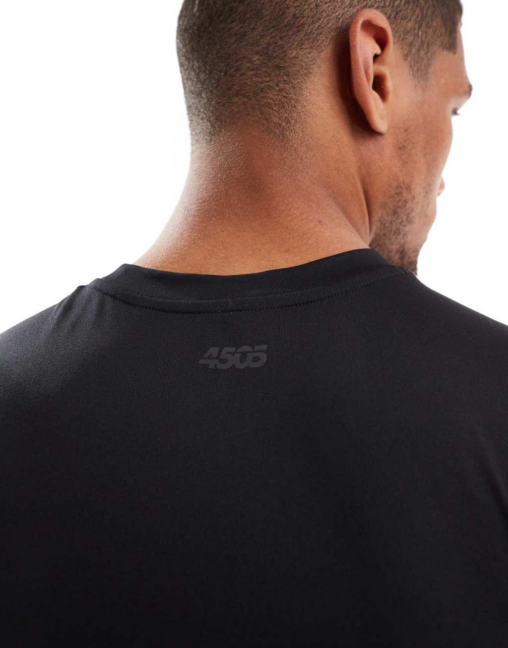 ASOS 4505 Icon muscle fit training tank with quick dry in black Product Image