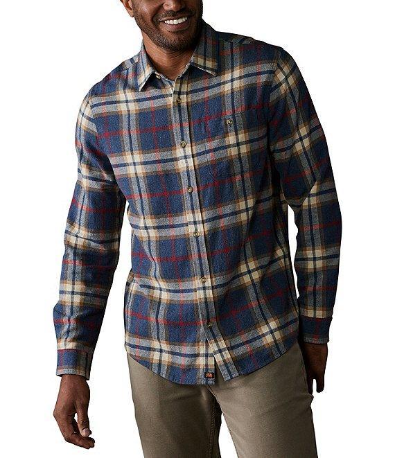 The Normal Brand Hudson Double Brushed Flannel Long Sleeve Woven Shirt Product Image