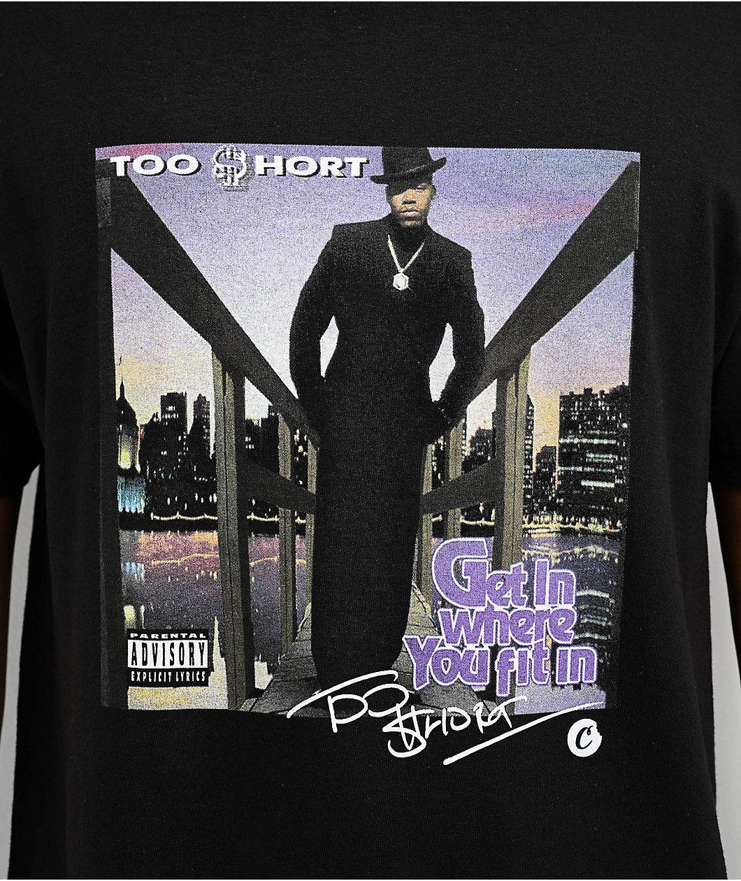 Cookies x Too Short Get In Black T-Shirt Product Image