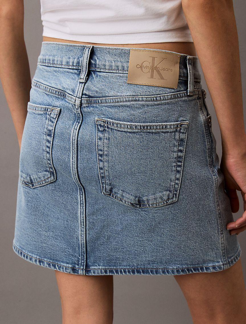 Denim Mini Skirt Product Image