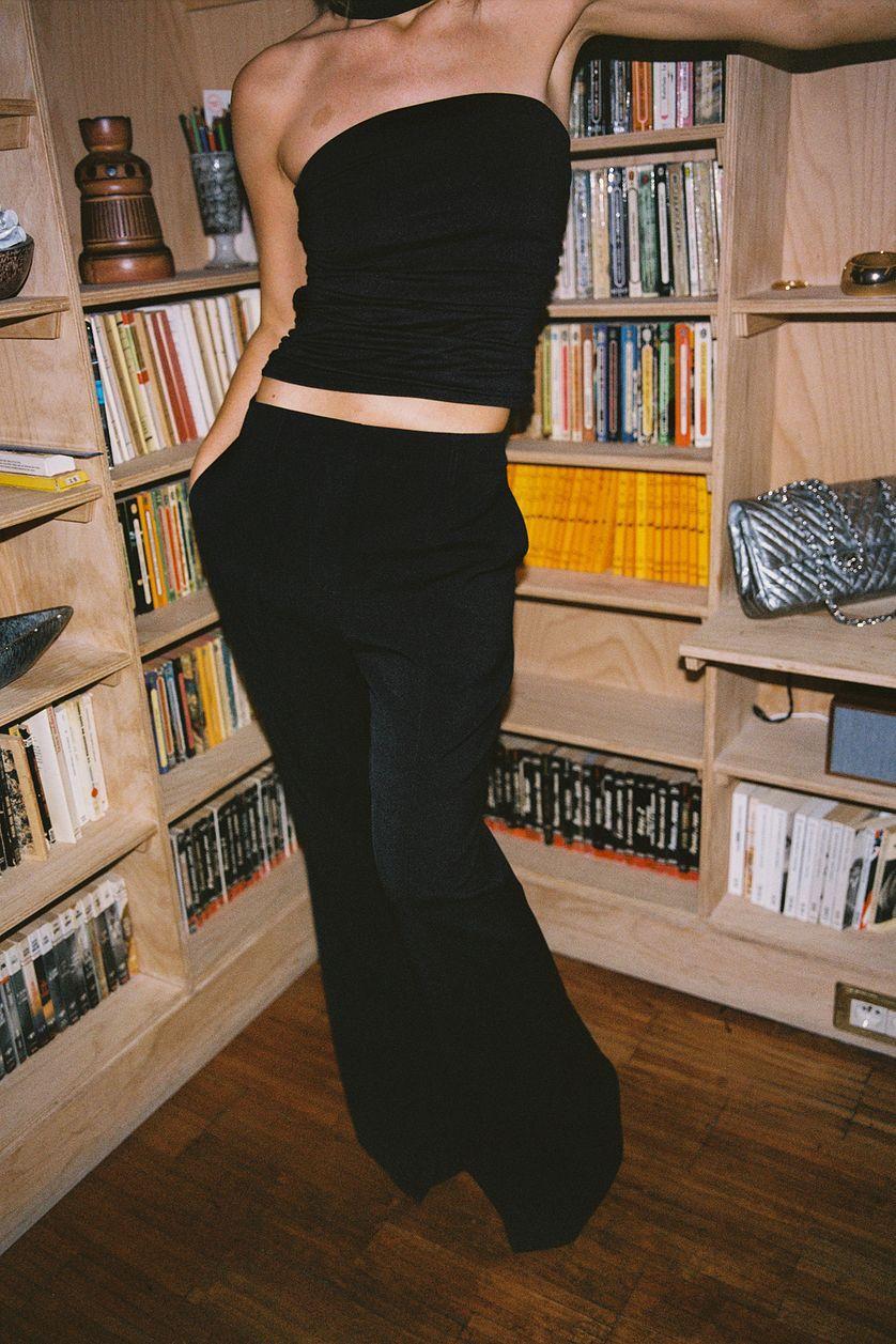 Flared Suit Trousers Product Image