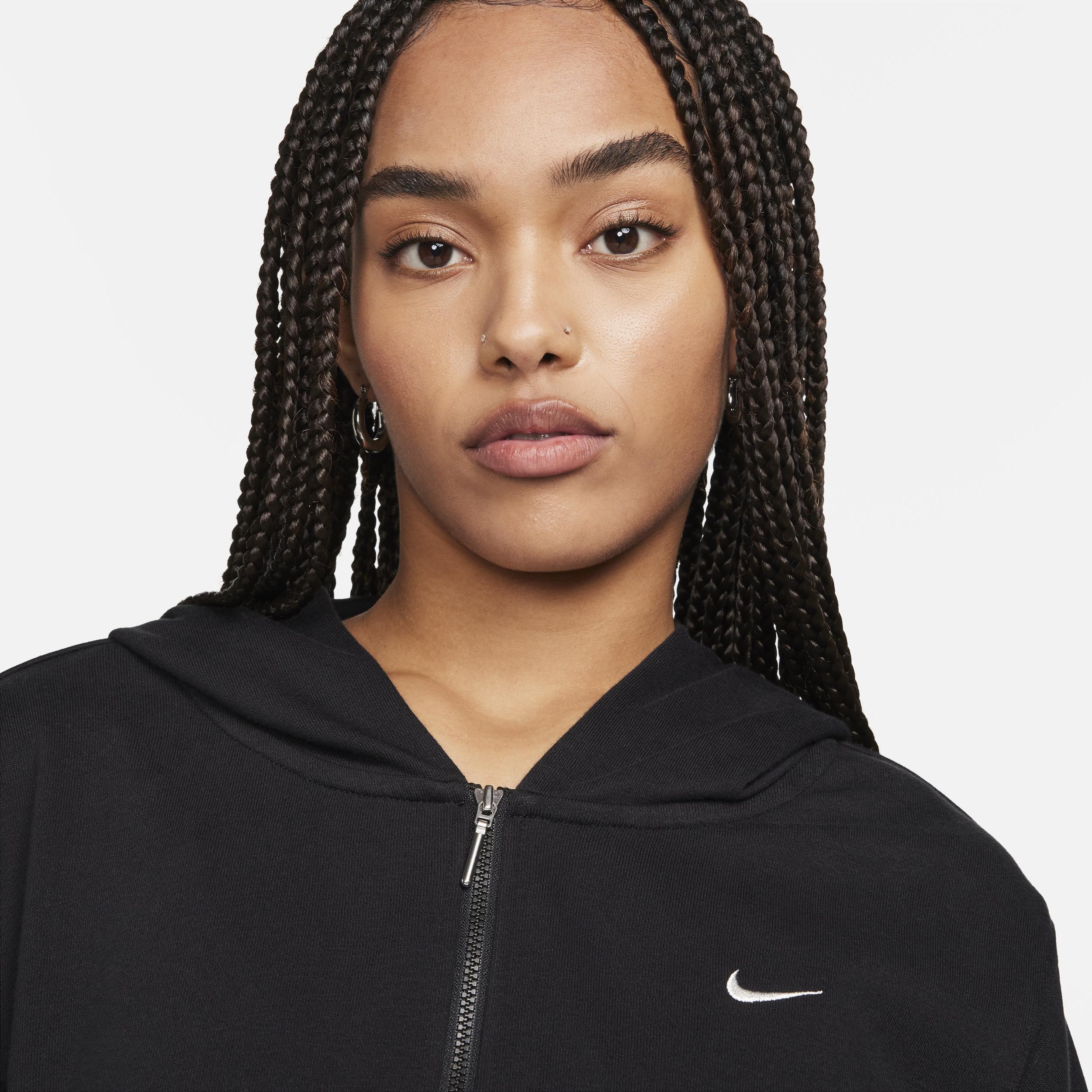 Womens Nike Sportswear Chill Terry Loose Full-Zip French Terry Hoodie Product Image