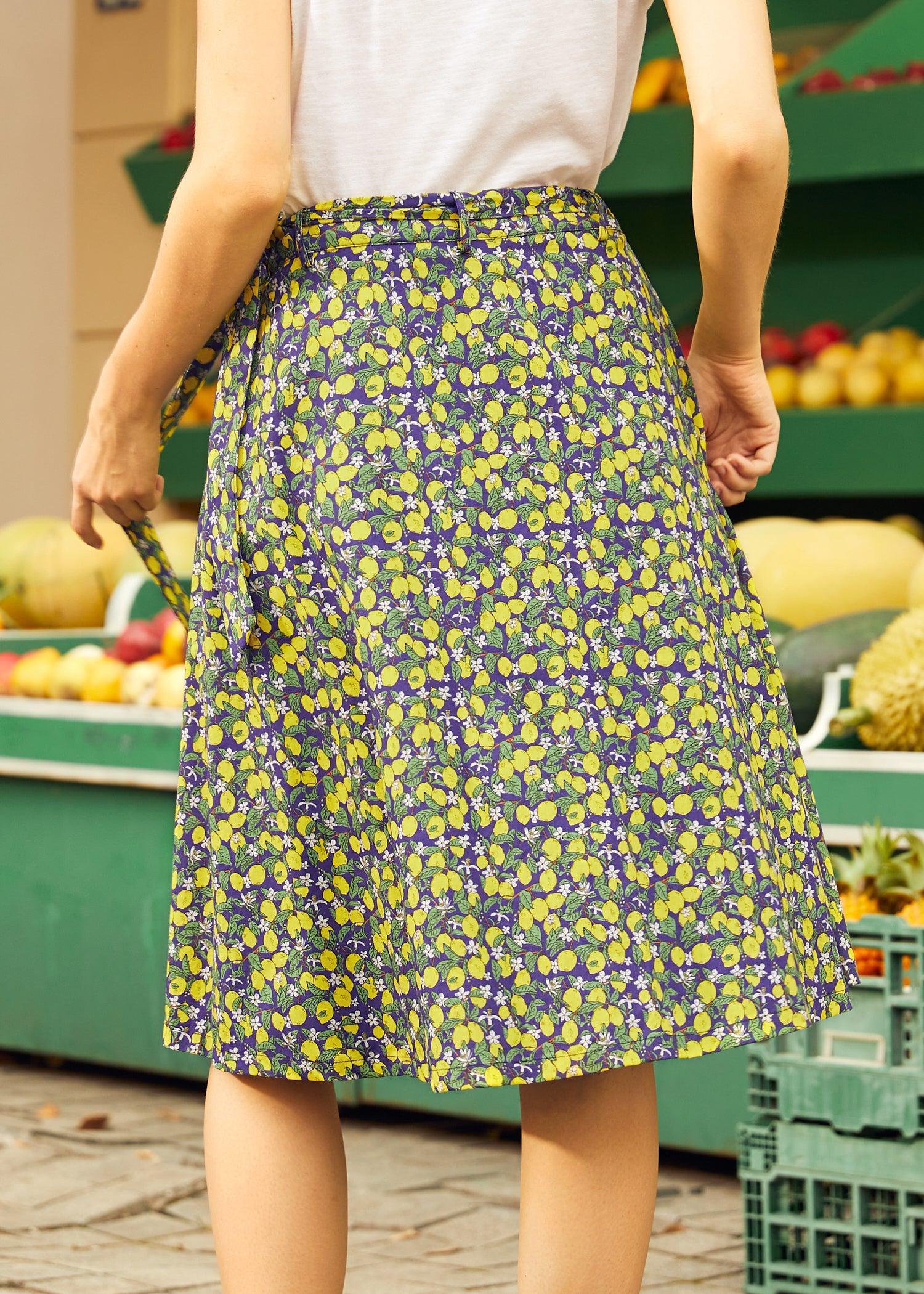 The Lemon Blossom Wrap Skirt Product Image