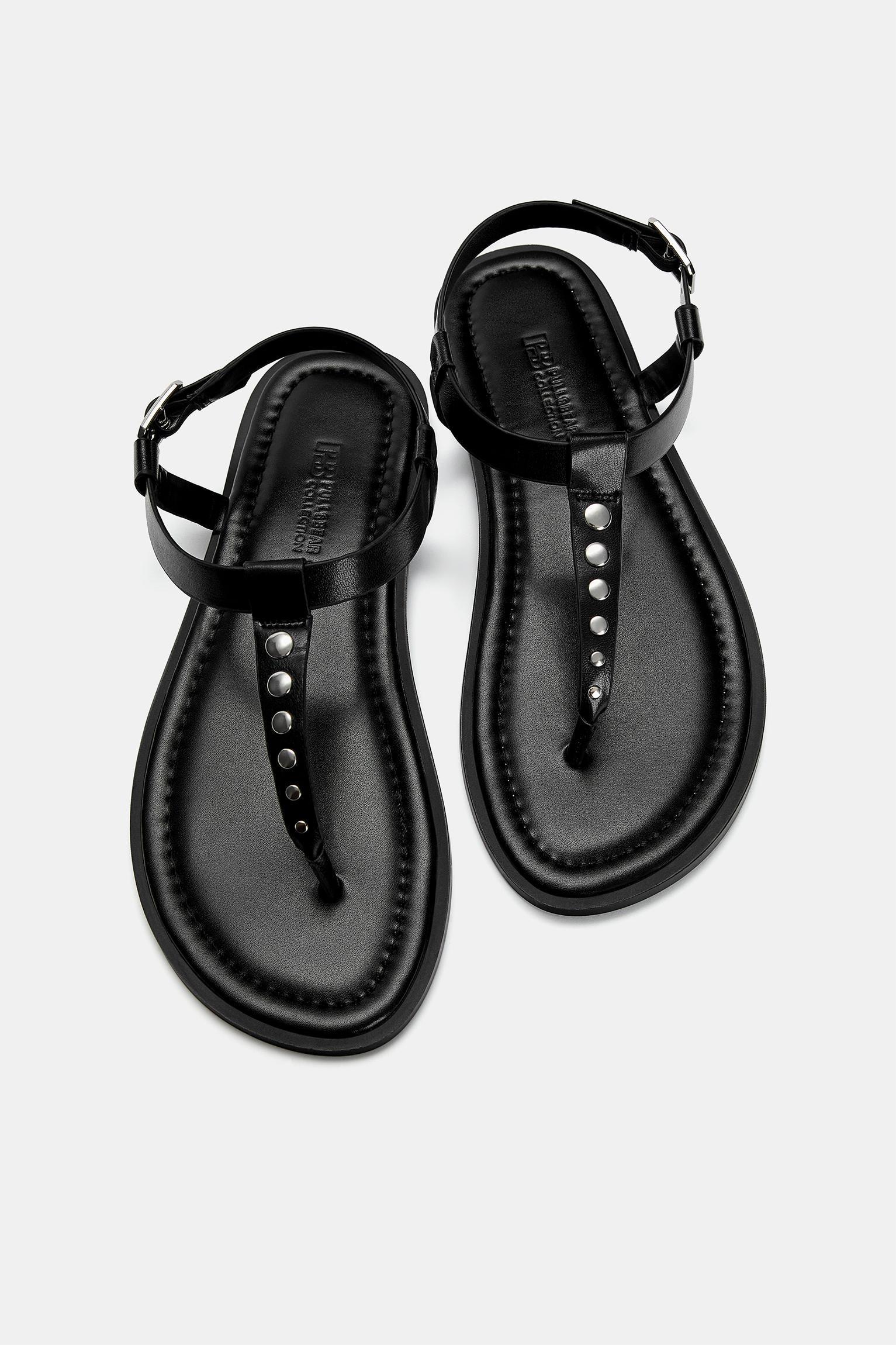 Flat sandals with decorations Product Image