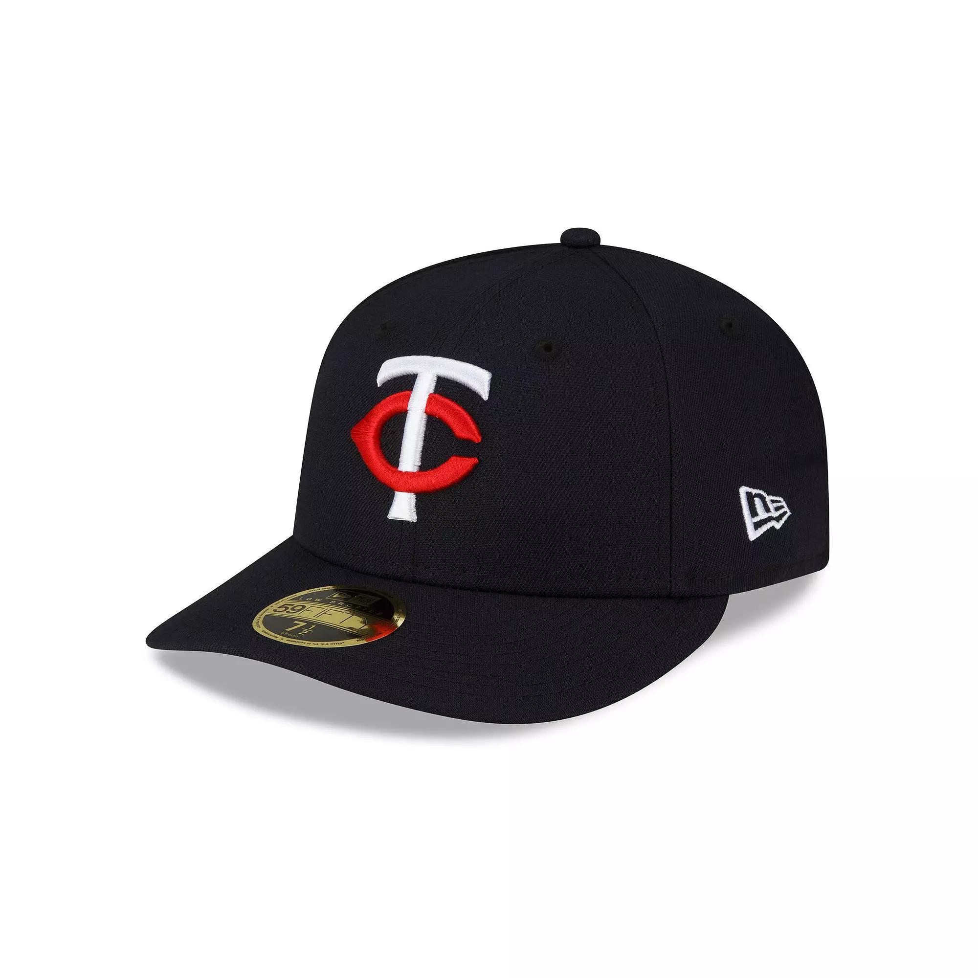 Men's New Era Navy Minnesota Twins 2023 Authentic Collection Low Profile Home 59FIFTY Fitted Hat,  Product Image
