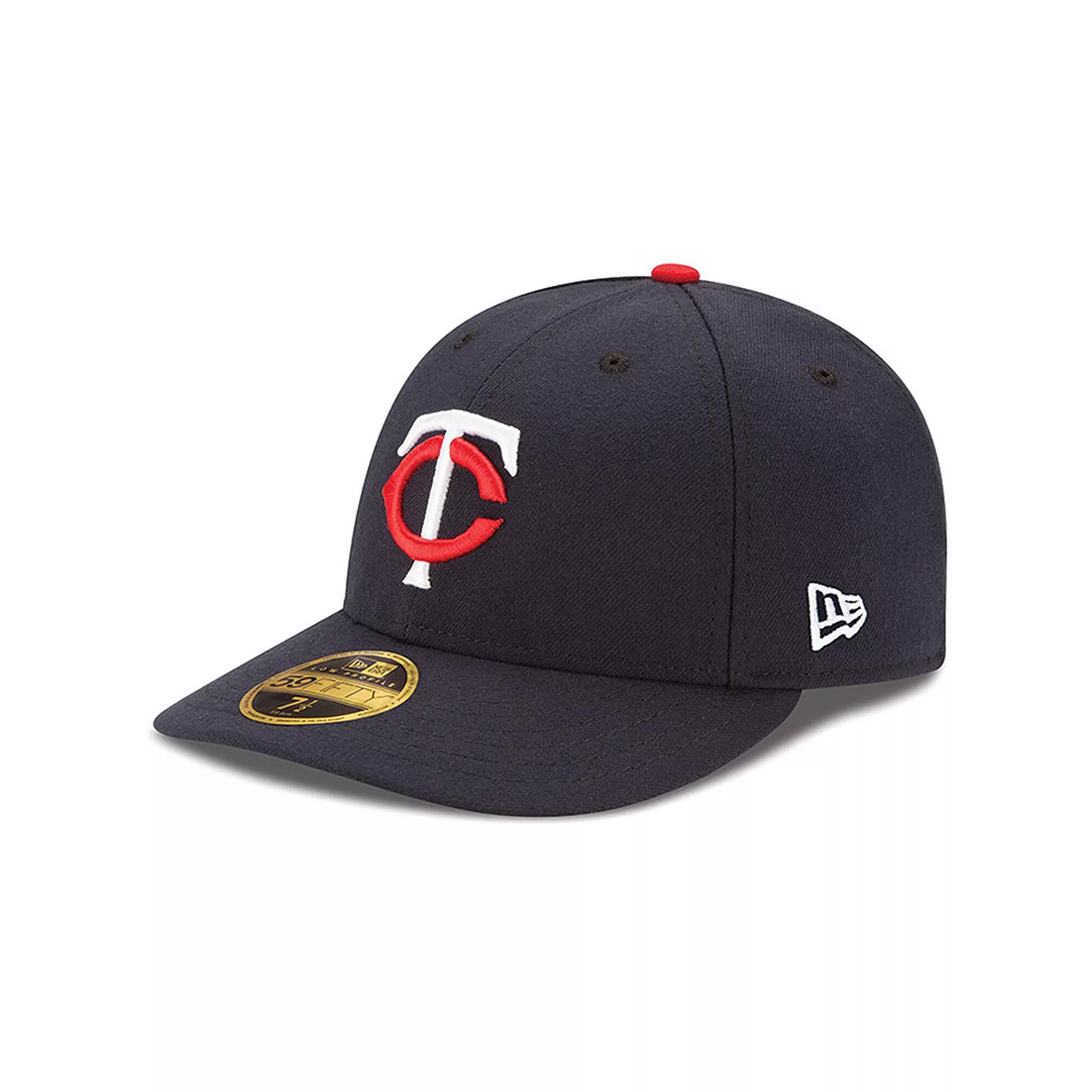 Men's New Era Navy Minnesota Twins Authentic Collection On Field Low Profile Home 59FIFTY Fitted Hat,  Product Image