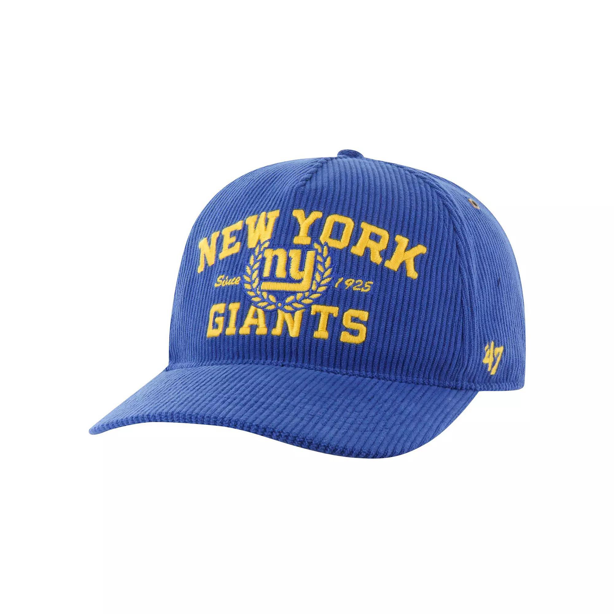 Men's '47 Royal New York Giants Letterman Hitch Adjustable Hat, Blue Product Image