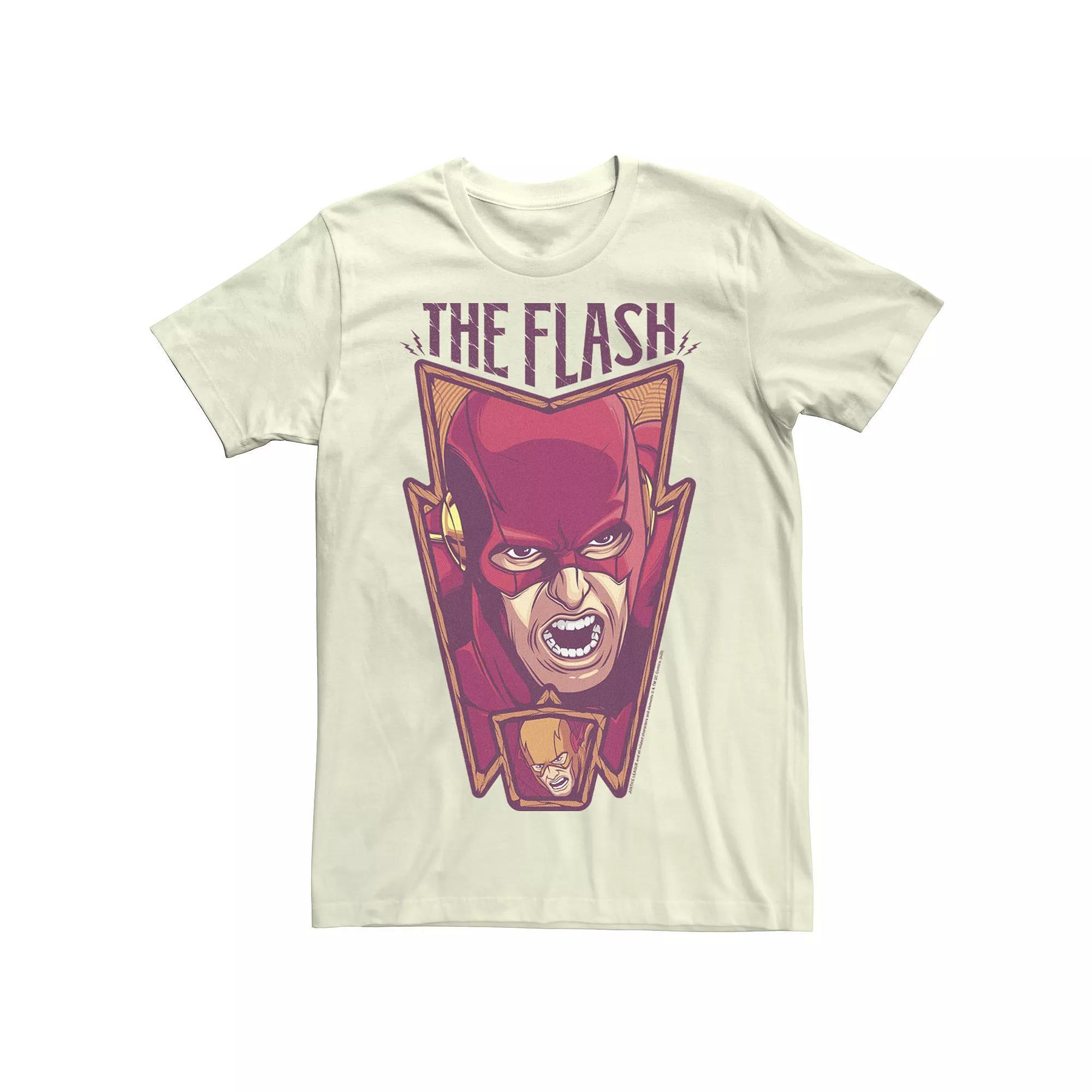 Men's DC FanDome The Flash Portrait Graphic Tee, Size: Large, White Product Image