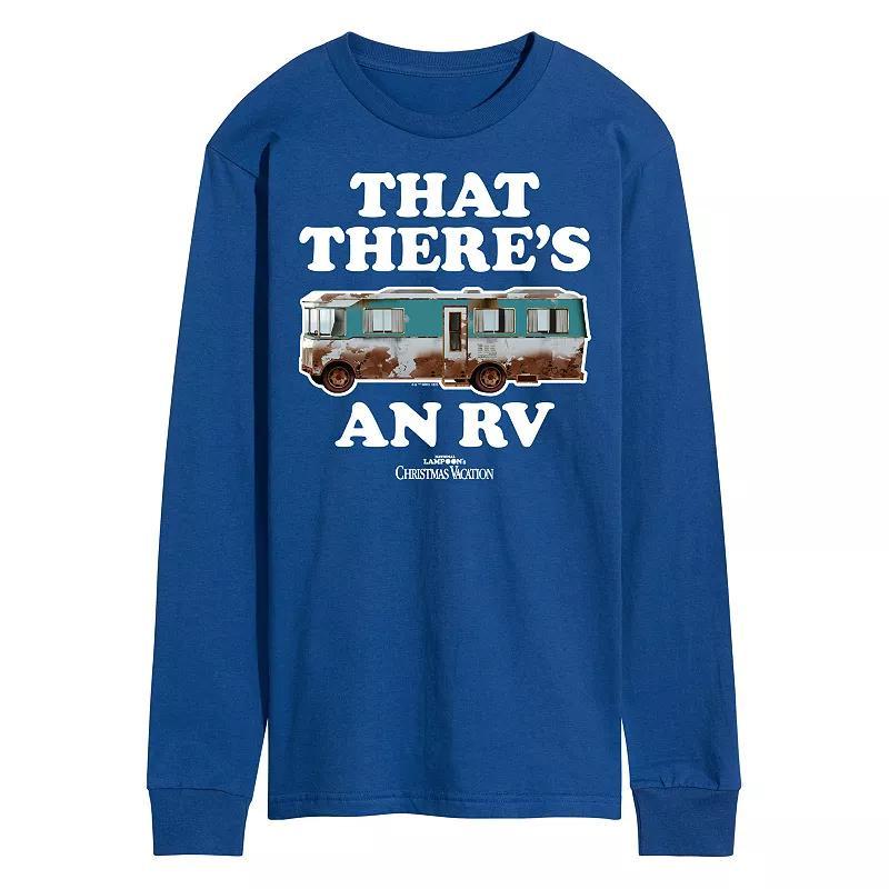 Men's National Lampoon's Christmas Vacation RV Long Sleeve Graphic Tee, Size: Medium, Blue Product Image