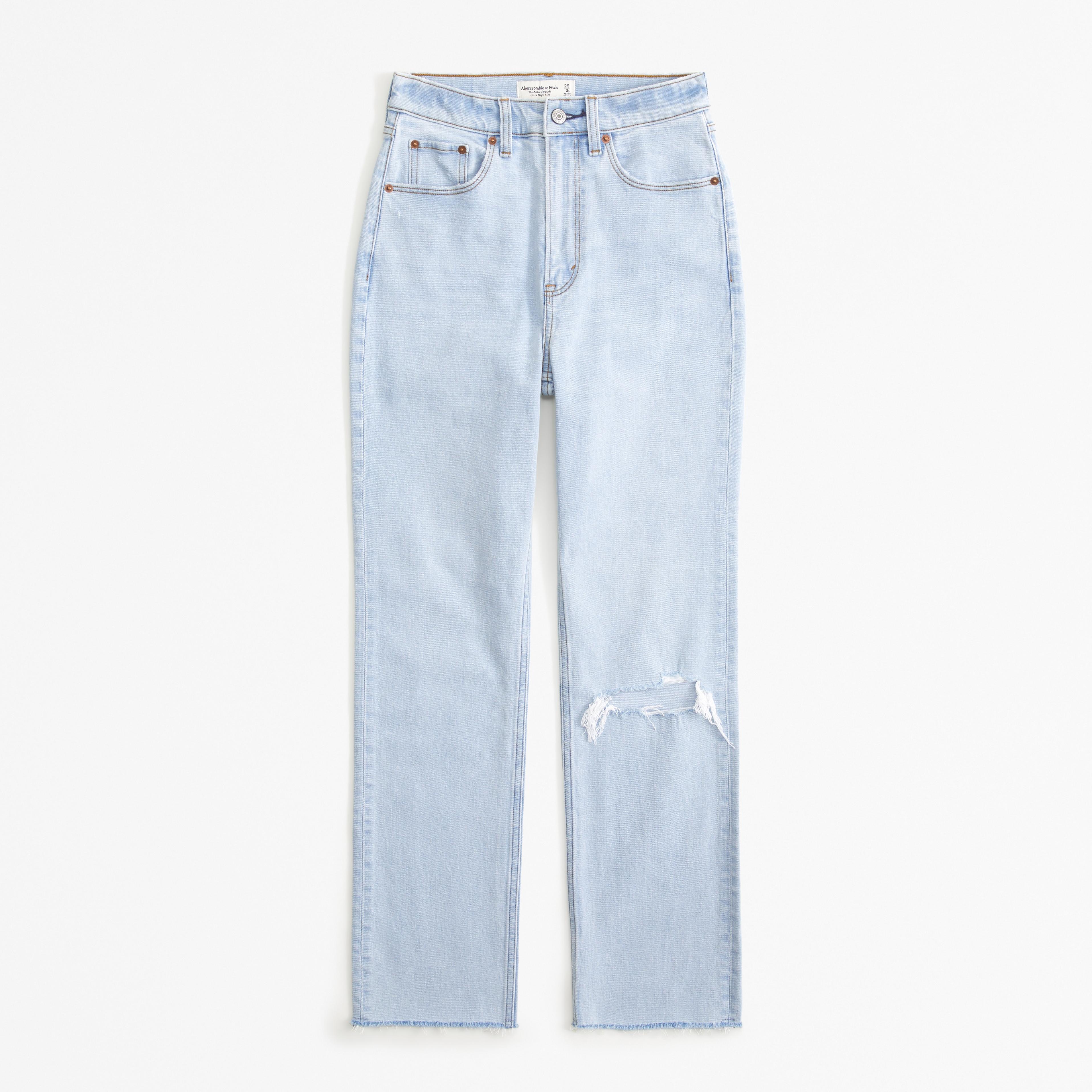 Ultra High Rise Ankle Straight Jean Product Image