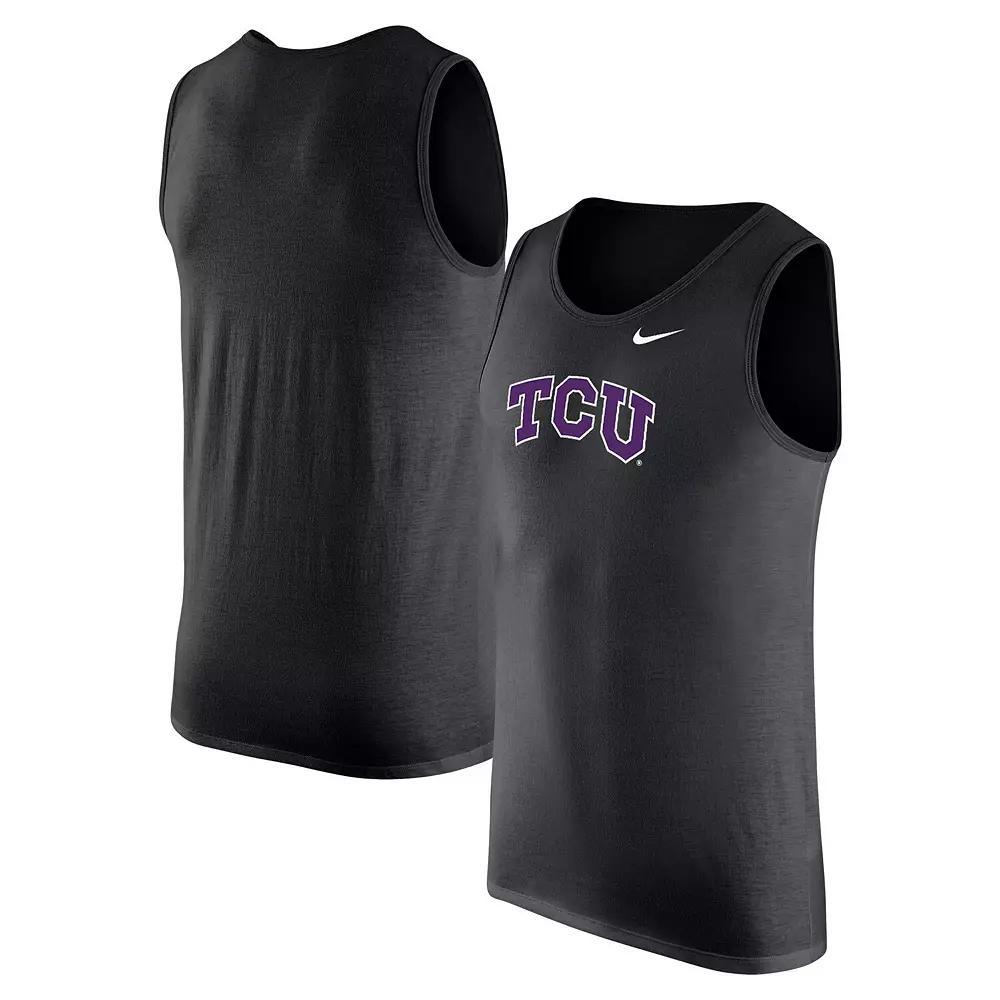 Men's Nike Black TCU Horned Frogs Tank Top,  Product Image