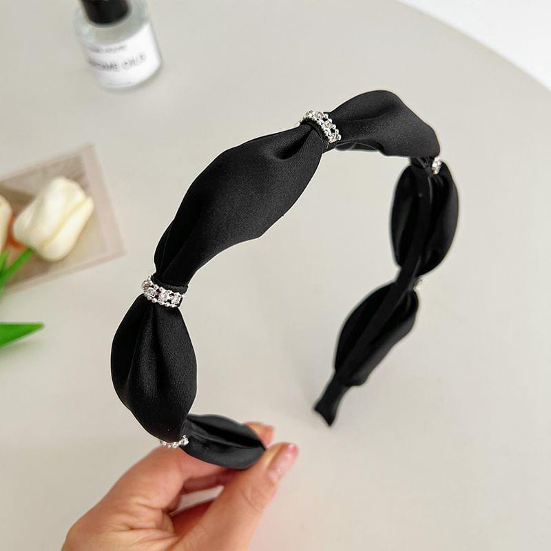 Rhinestone Fabric Headband Product Image