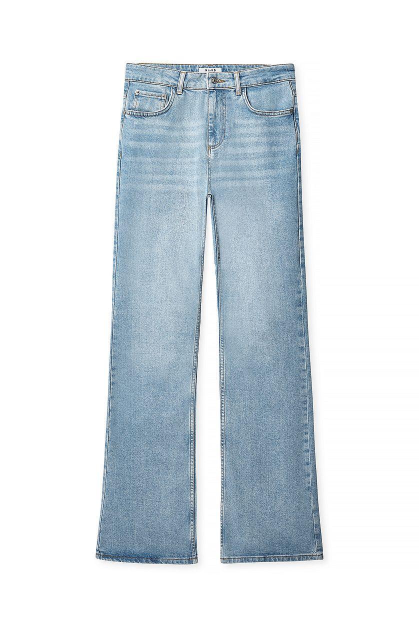 High Waist Flared Denim Product Image