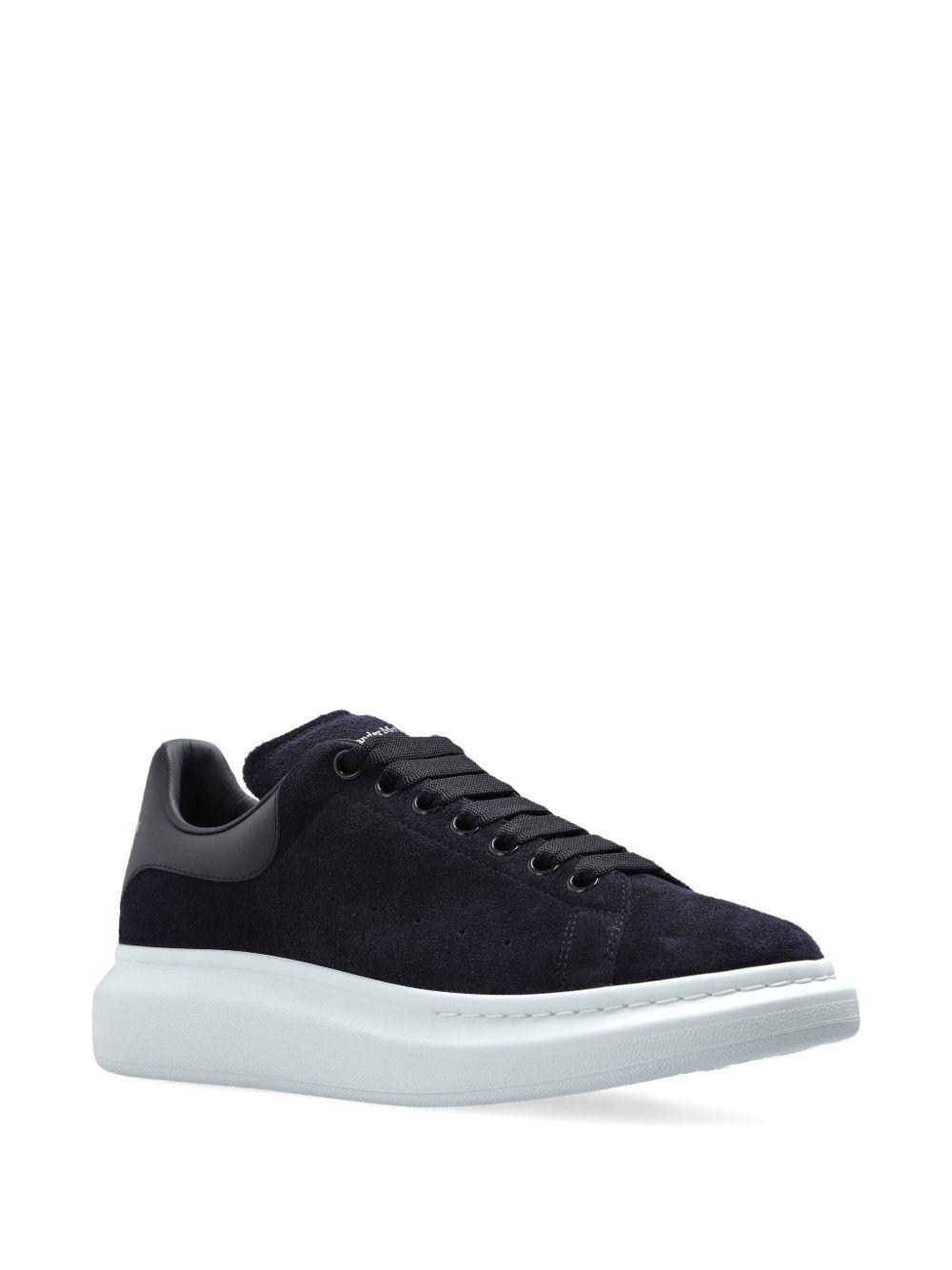 suede lace-up sneakers Product Image