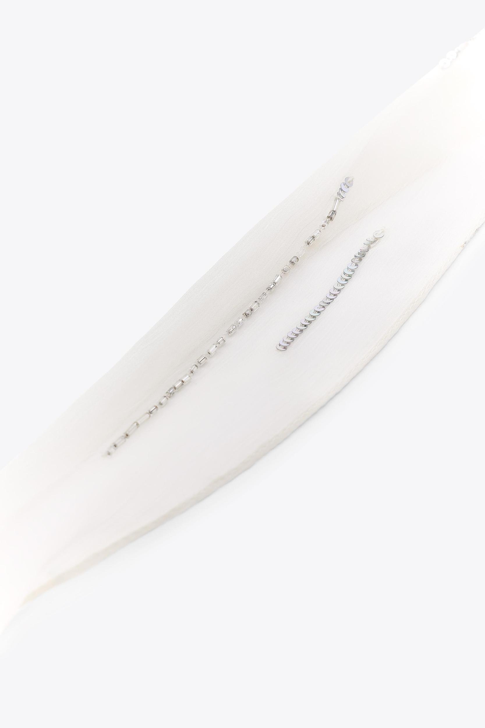 BEADED FRINGE SCARF Product Image