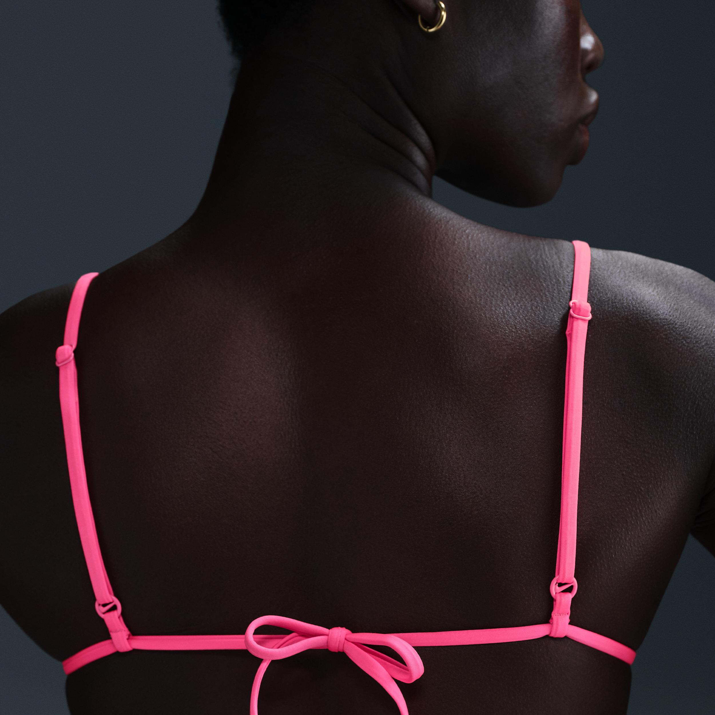 Nike Womens Swim Essential Triangle Bikini Top | NESSF239-100 Product Image