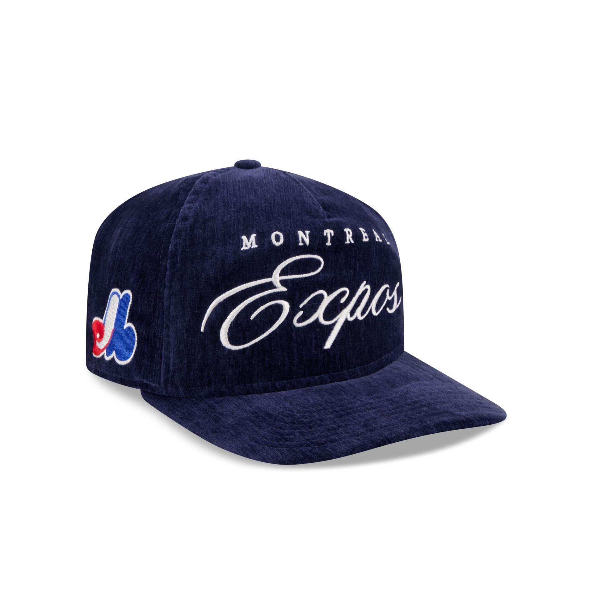 Montreal Expos Velvet Team Script 19TWENTY Adjustable Hat Male Product Image