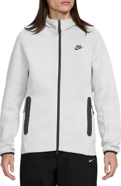 Nike Mens Nike Tech Fleece Full-Zip Hoodie - Mens Birch Heather/Black Product Image