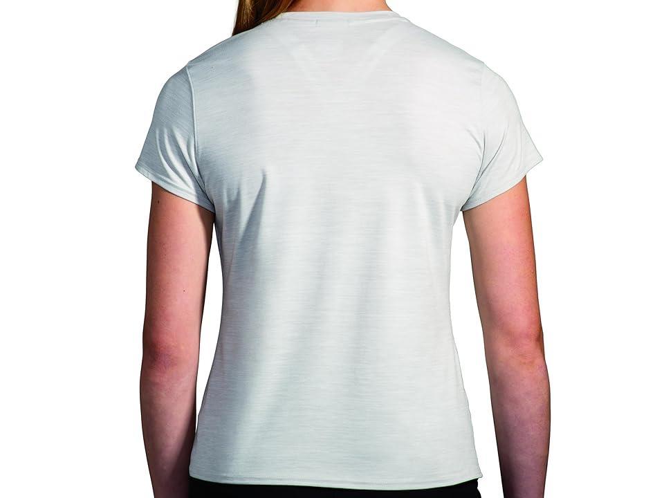 Brooks Luxe Short Sleeve (Heather Deep ) Women's Clothing Product Image