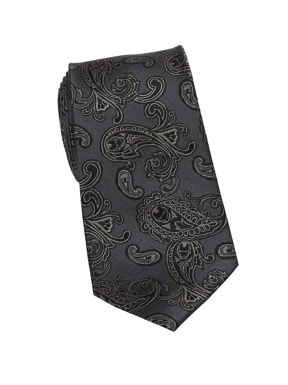 Mens Iron Man Paisley Silk Tie Product Image