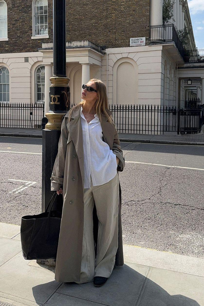 Linen Wide Leg Pants Product Image