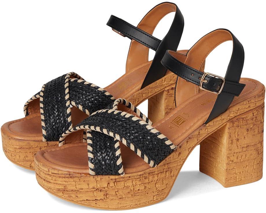 Adorned Raffia Slide Sandal Product Image