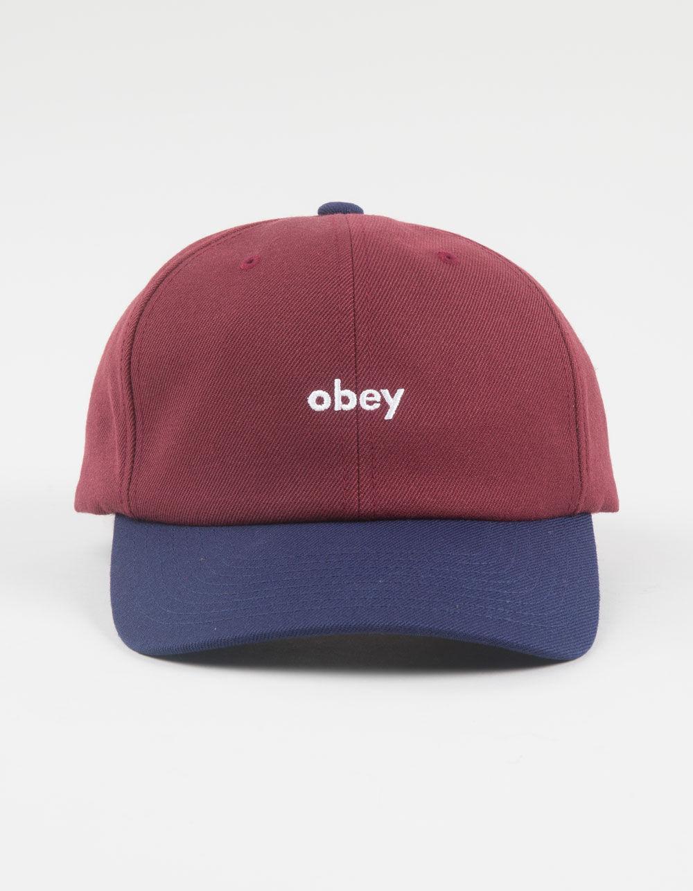 OBEY 2 Tone 6 Panel Snapback Hat Product Image