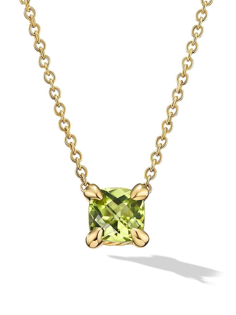 Womens Petite Chatelaine Necklace in 18K Yellow Gold Product Image