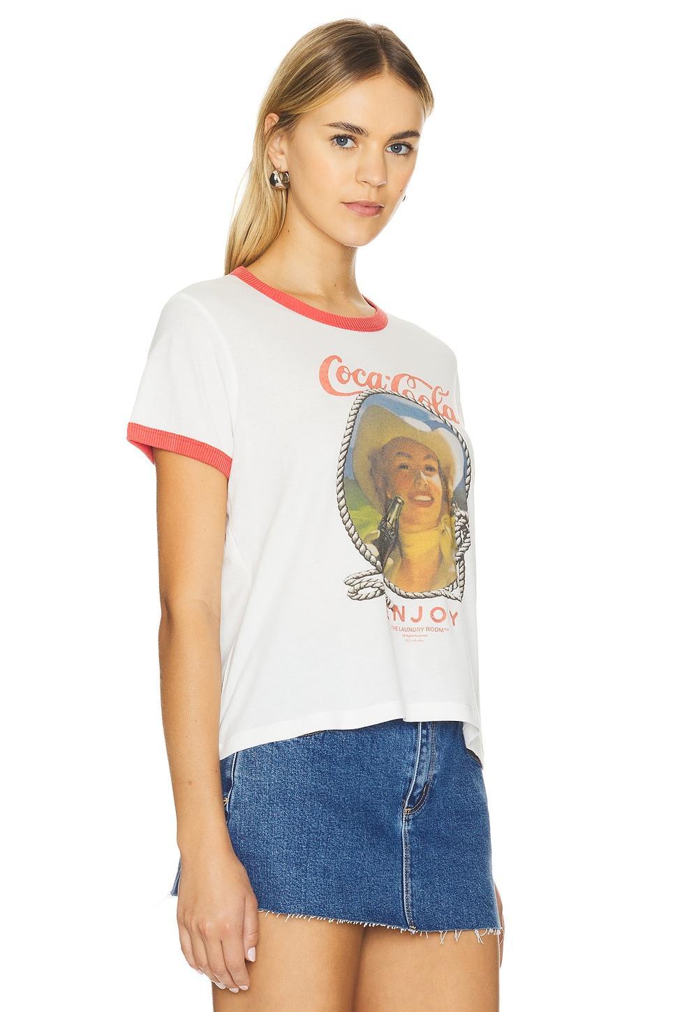 Coca Cola Cowgirl Perfect Ringer Tee The Laundry Room Product Image