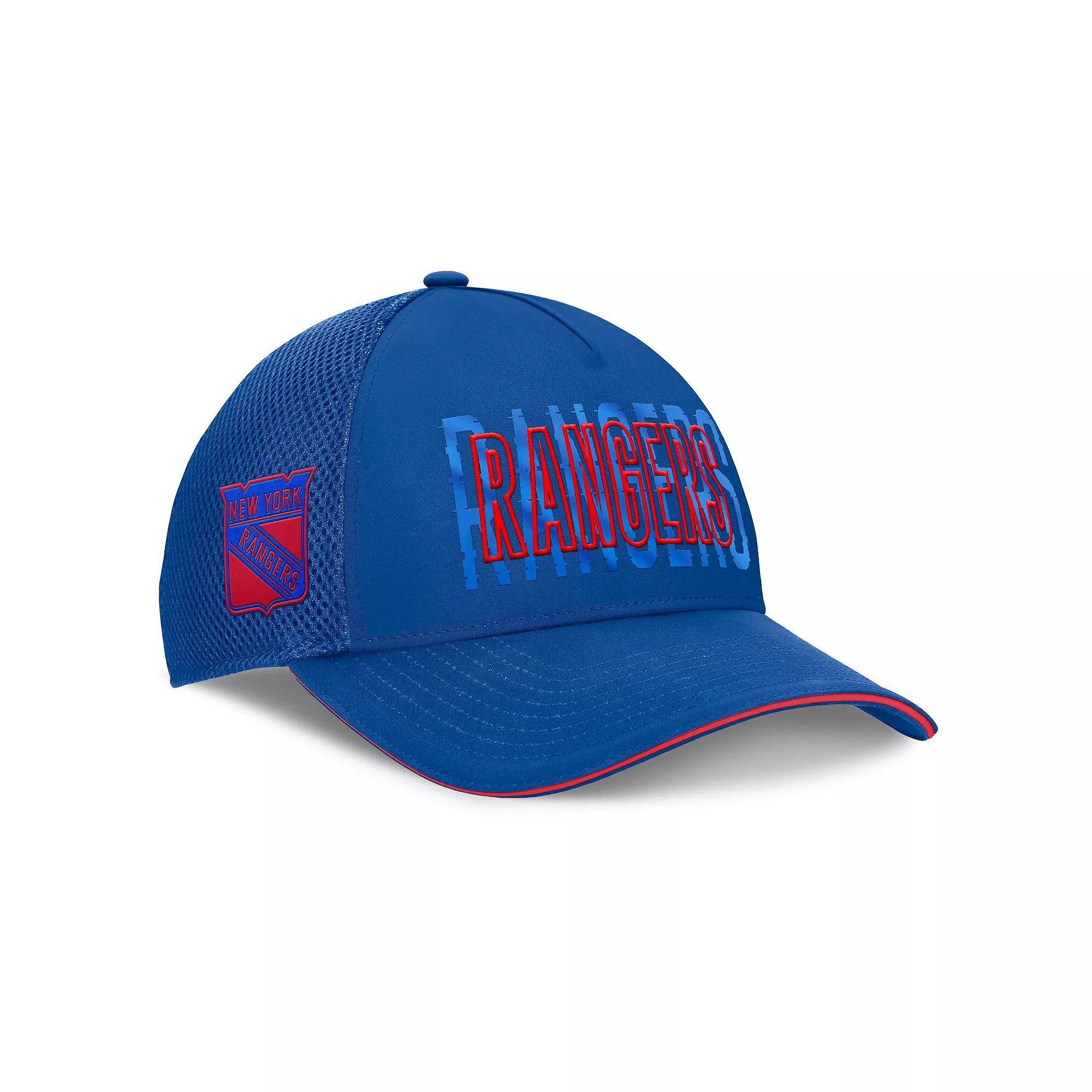 Men's Fanatics Blue New York Rangers Fundamental Flex Hat, Size: Large/XL, Ran Blue Product Image