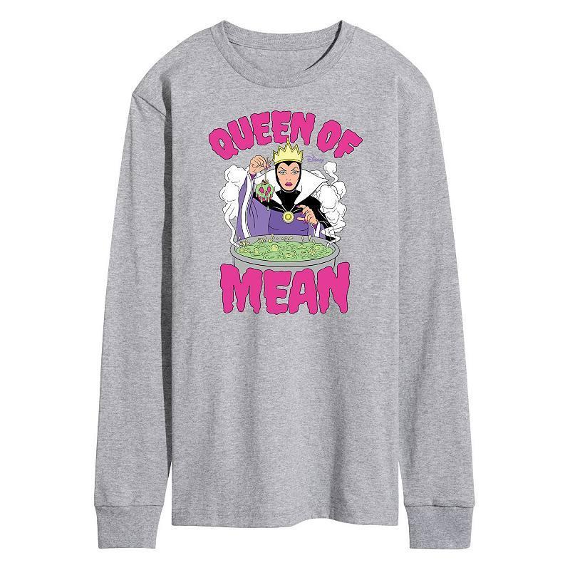 Disney Villains Men's Queen Of Mean Long Sleeve, Size: XXL, Gray Product Image