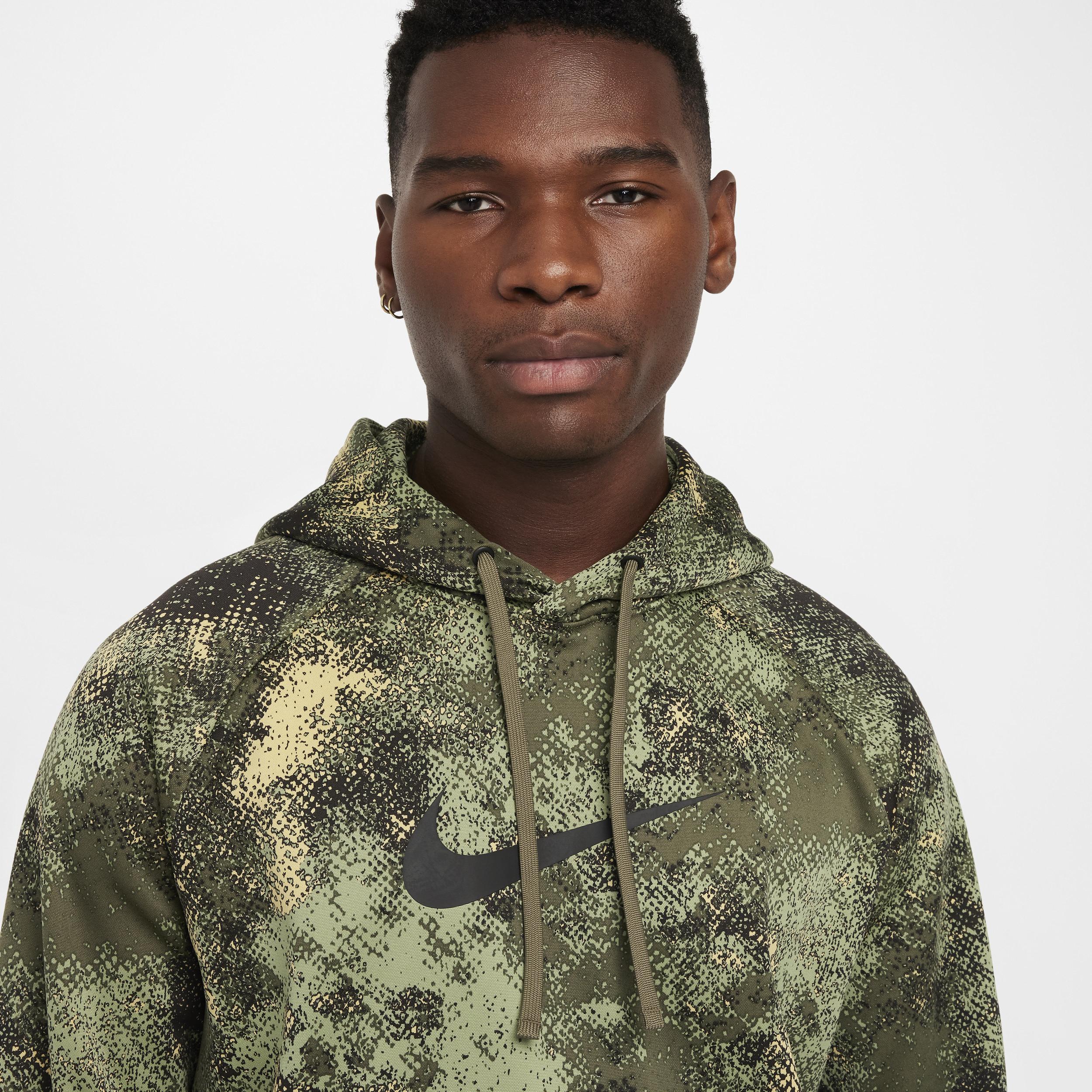 Nike Men's Camo Therma-FIT Versatile Pullover Hoodie Product Image