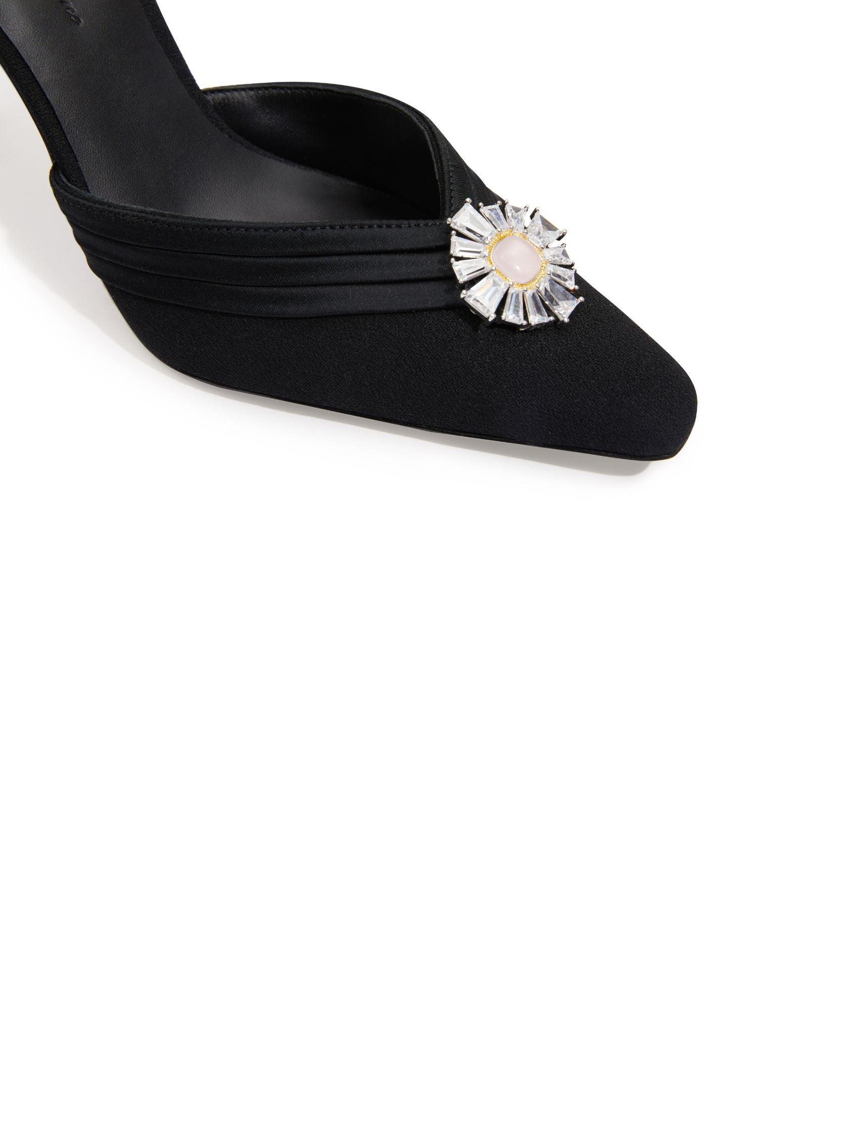 Diana Diamond Heels (Black) (Final Sale) Product Image