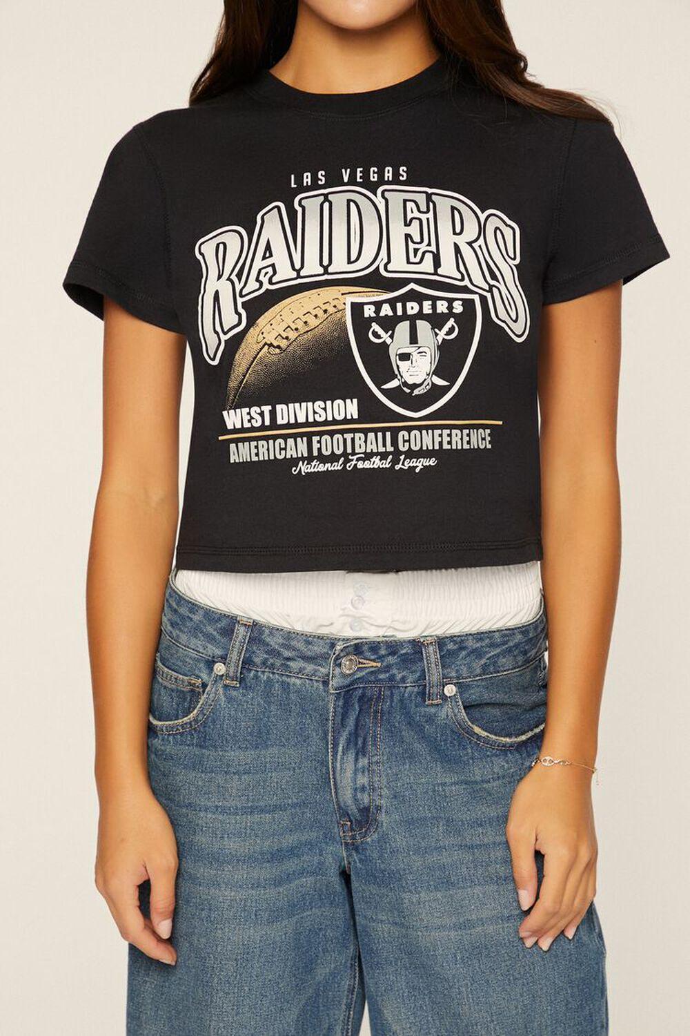 Las Vegas Raiders Cropped Tee | Forever 21 Product Image