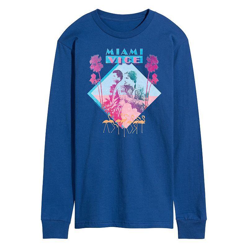 Mens Miami Vice Long Sleeve Graphic Tee Product Image