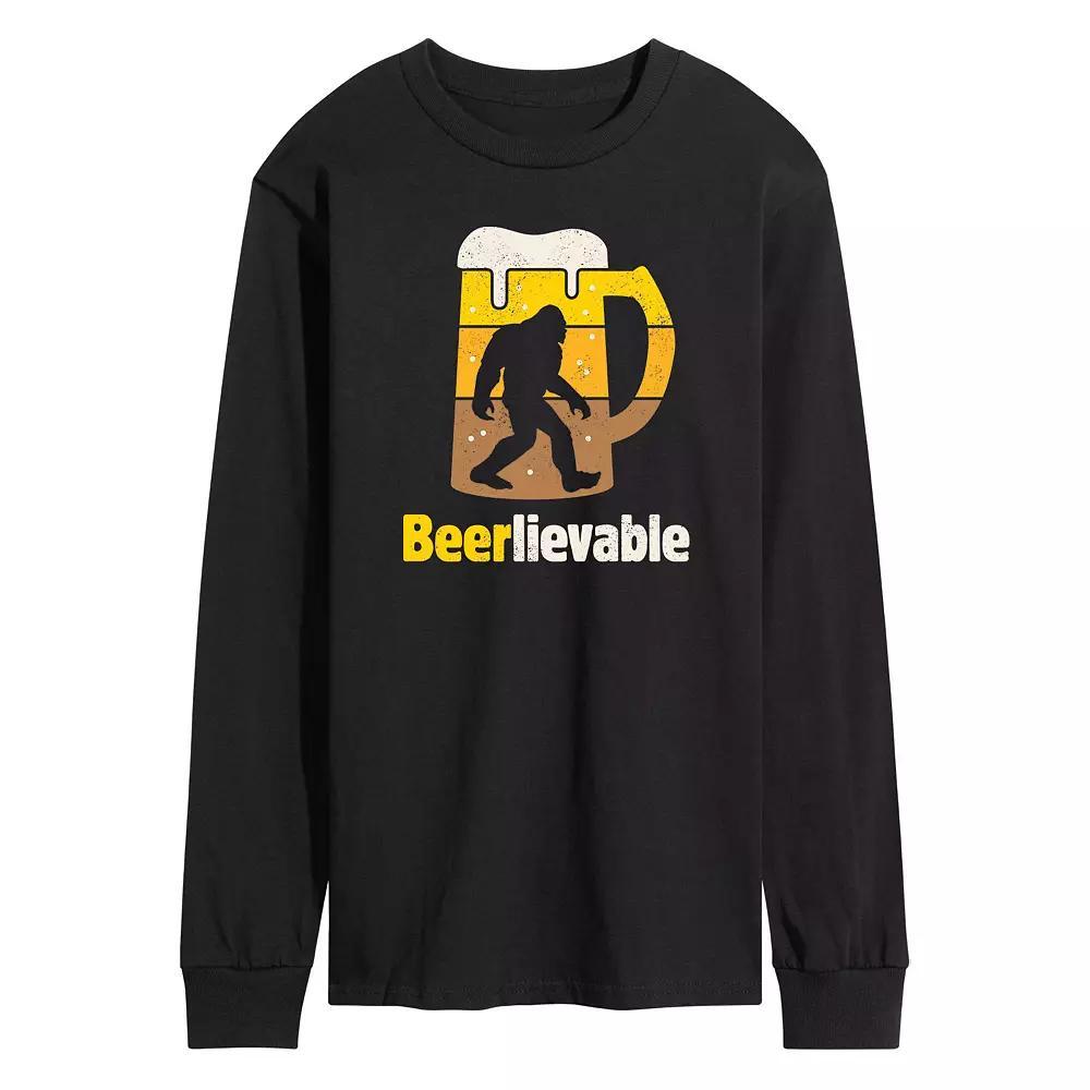 Men's It's Beer O'Clock Long Sleeve Graphic Tee,  Product Image