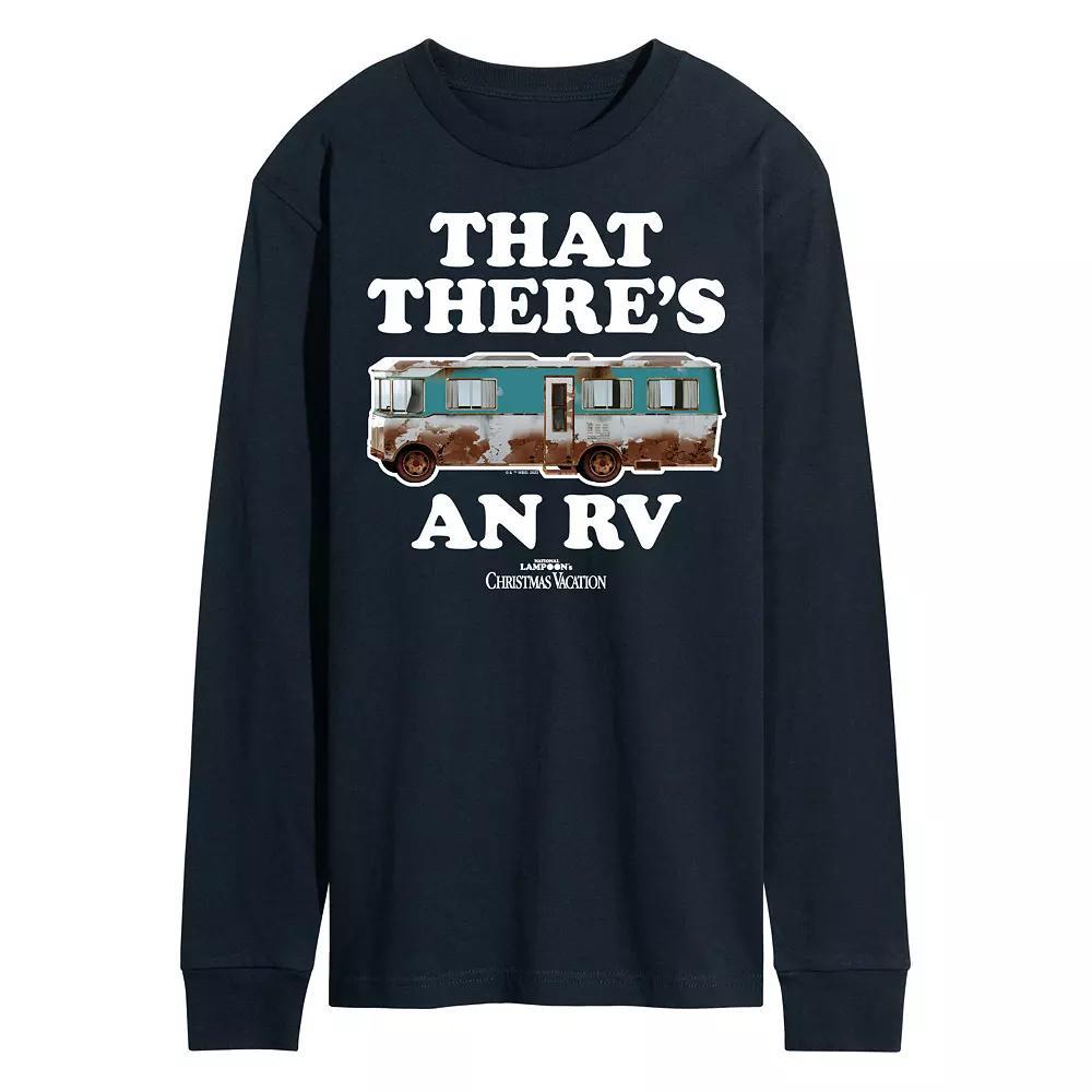 Men's National Lampoon's Christmas Vacation RV Long Sleeve Graphic Tee, Size: Medium, Blue Product Image