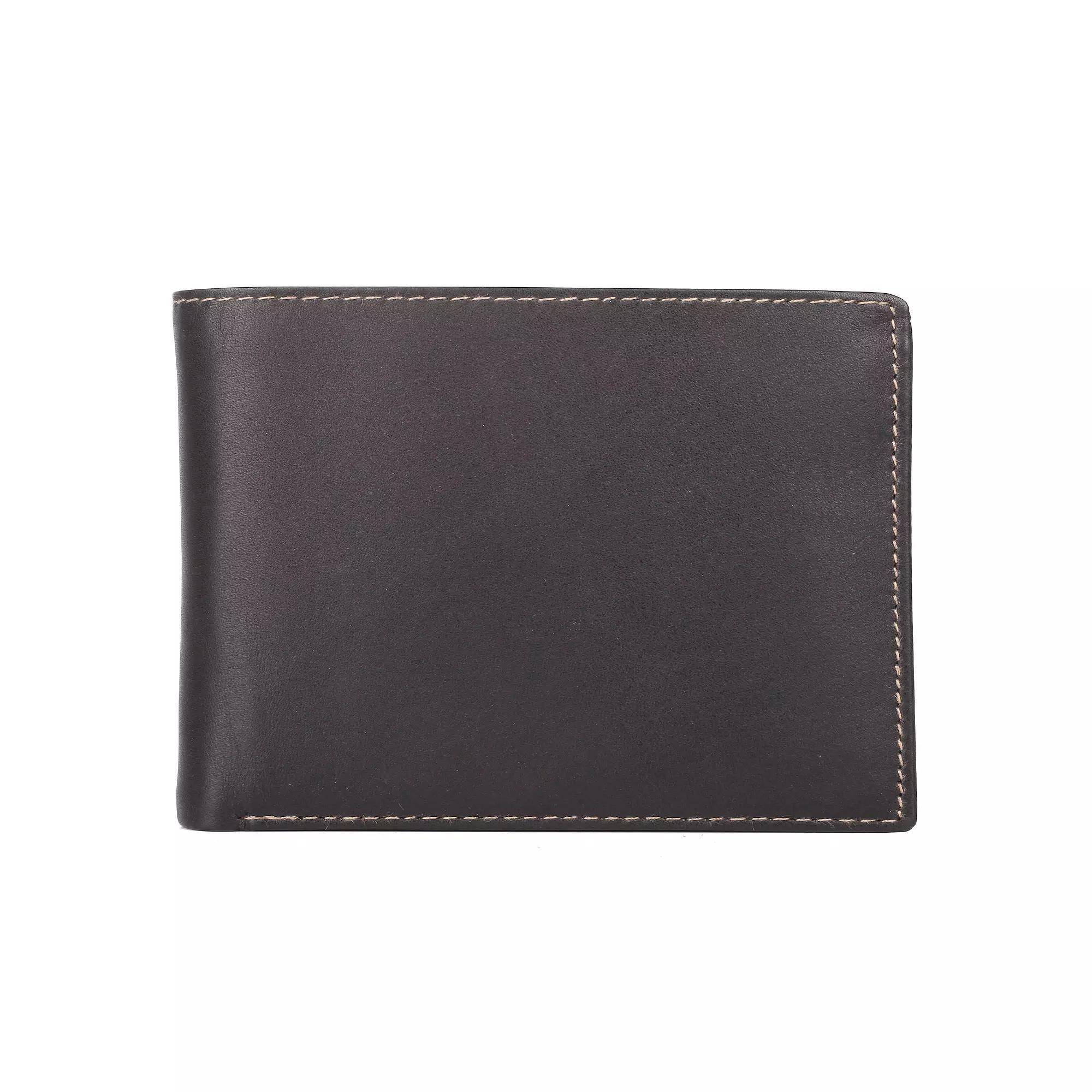 Men's Dopp Regatta Double I.D. Credit Card Billfold Wallet, Brown Product Image