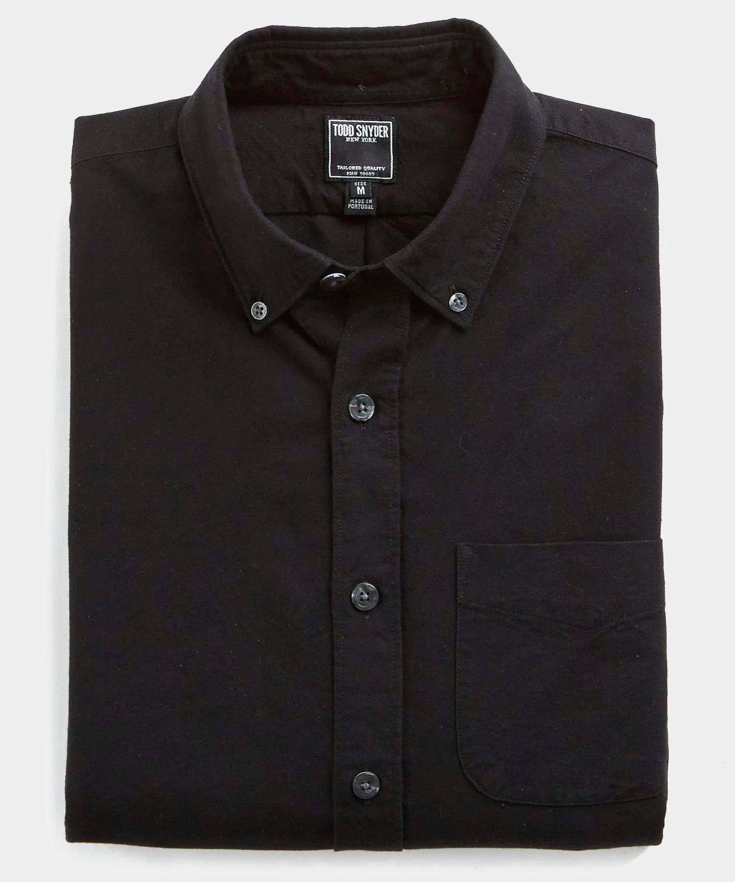 Classic Fit Japanese Selvedge Oxford Button Down Shirt Product Image