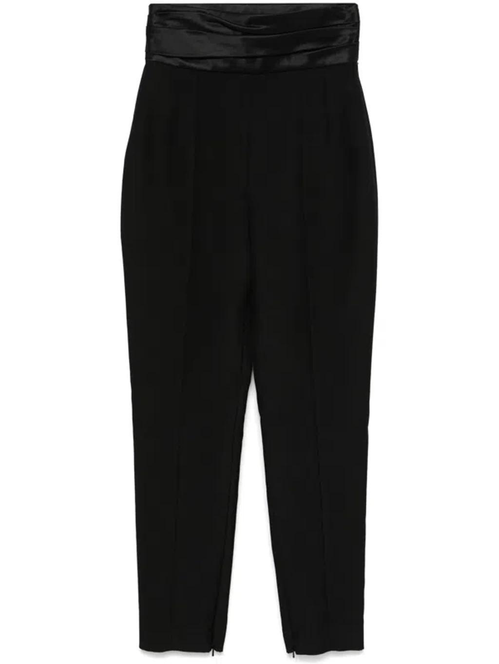 KHAITE Camberly Trousers In Black Product Image