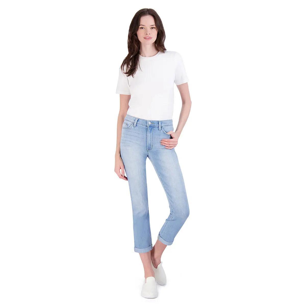 Hudson Women's Blair High Rise Straight Crop Jeans Product Image