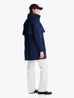 Hooded Long Windbreaker Product Image