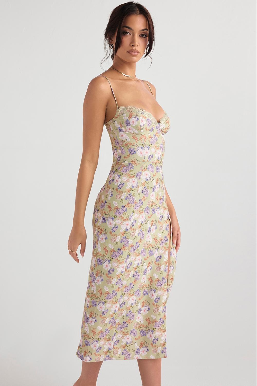 Charlotte Peony Print  Midi Sundress Product Image