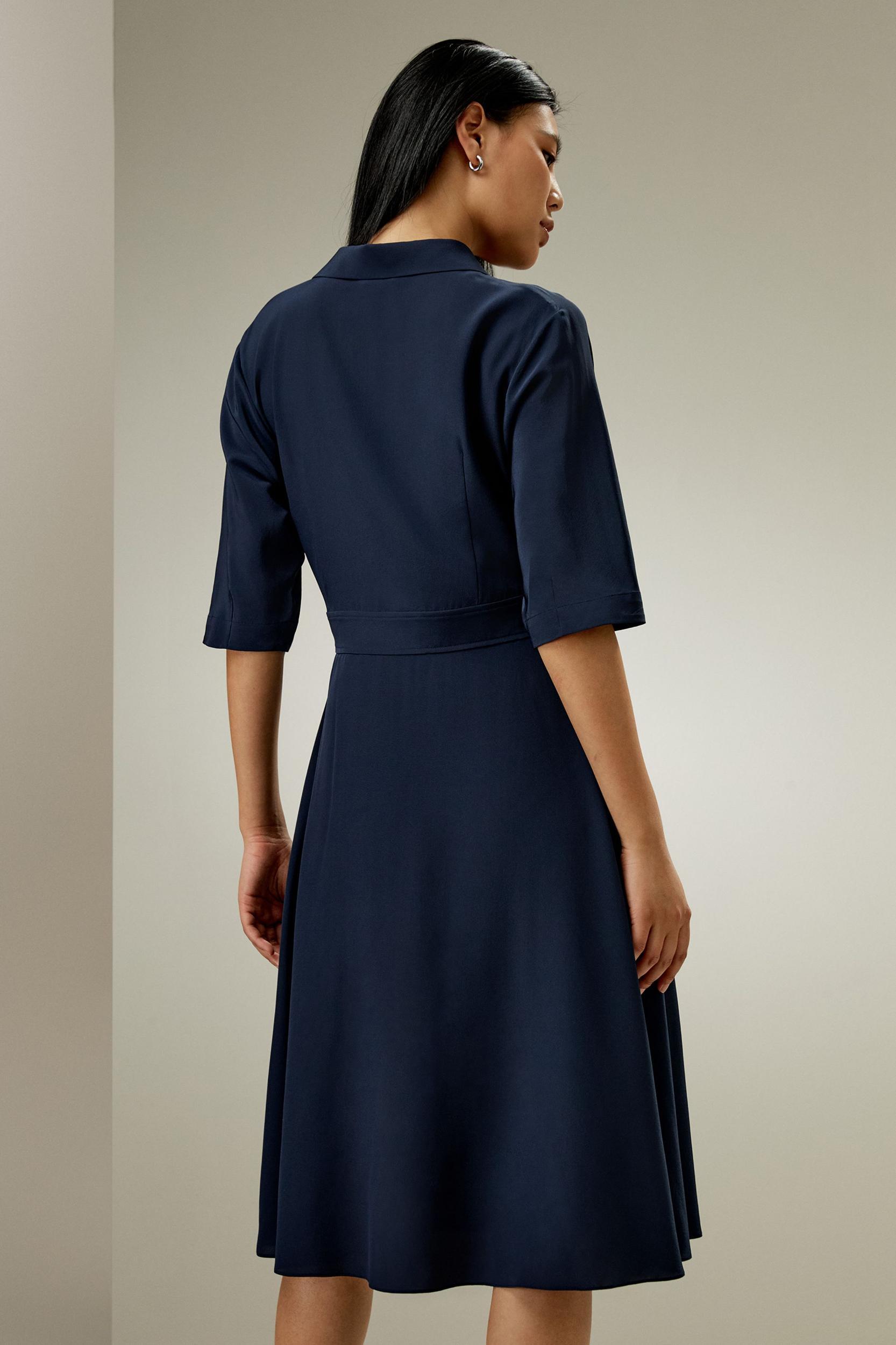 Front Tie Wrap Dress Product Image