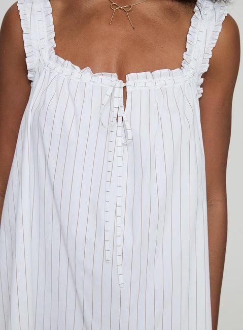 Swing Mini Dress Stripe Product Image