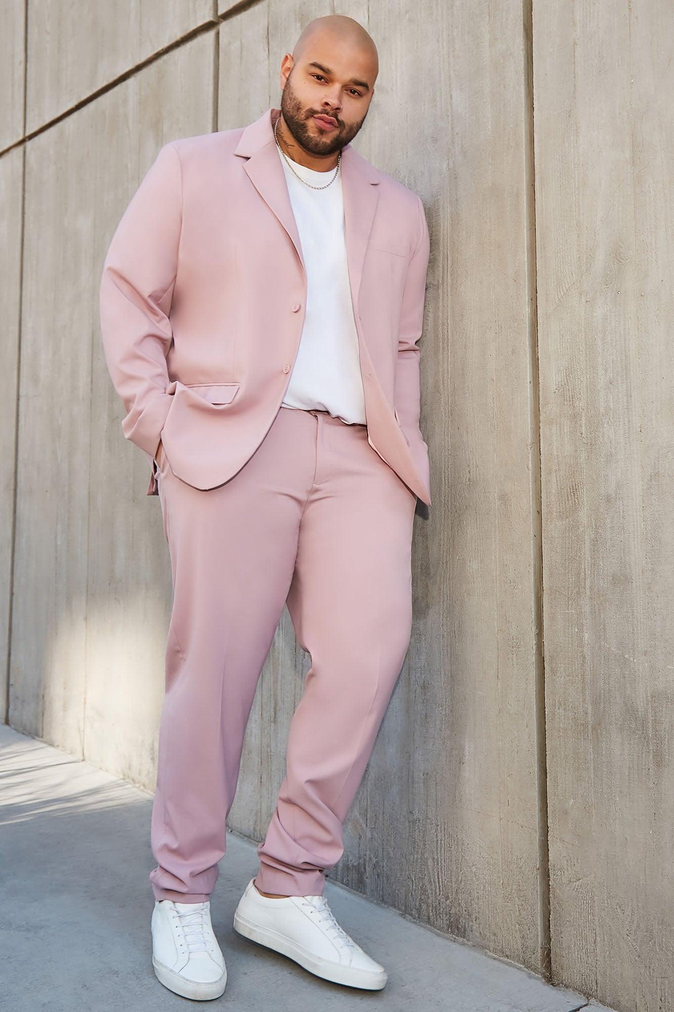 The Modern Stretch Suit Jacket - Mauve Product Image