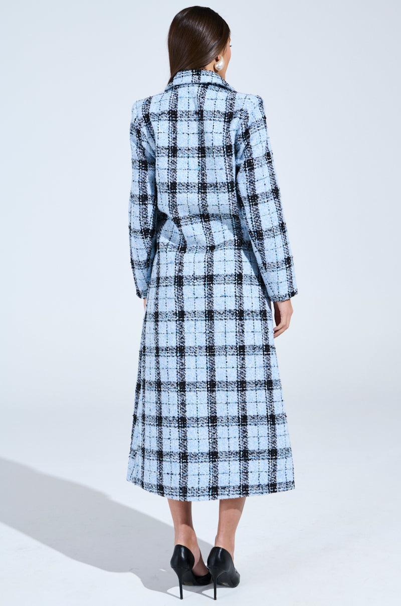 SMOOTH TRANSITION TWEED TRENCH Product Image