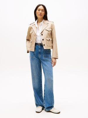 Cropped Trench Jacket Product Image