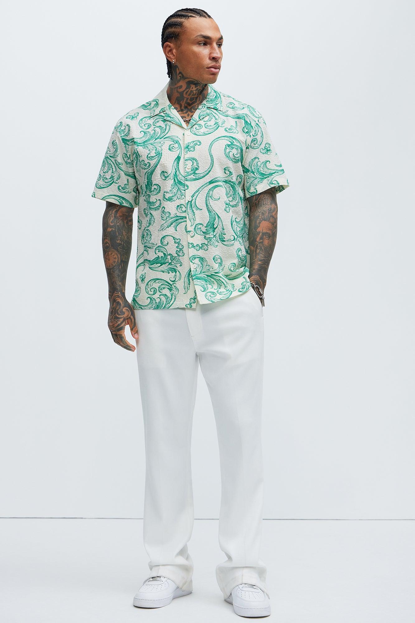 Stand Out Shirt - Green/combo Product Image